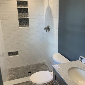 Bathroom remodel & toilets installed